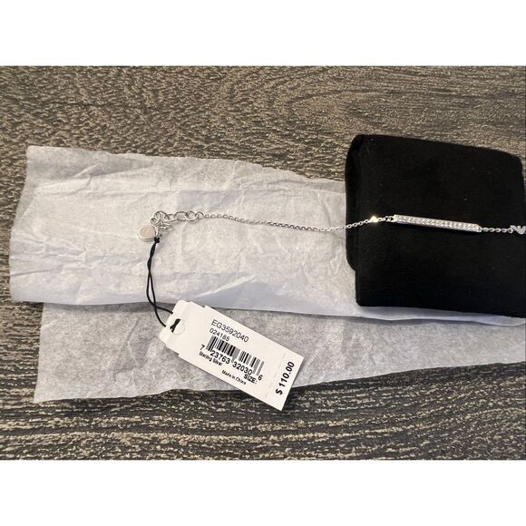 Emporio Armani Sterling Silver ID Bracelet - Picture 8 of 12